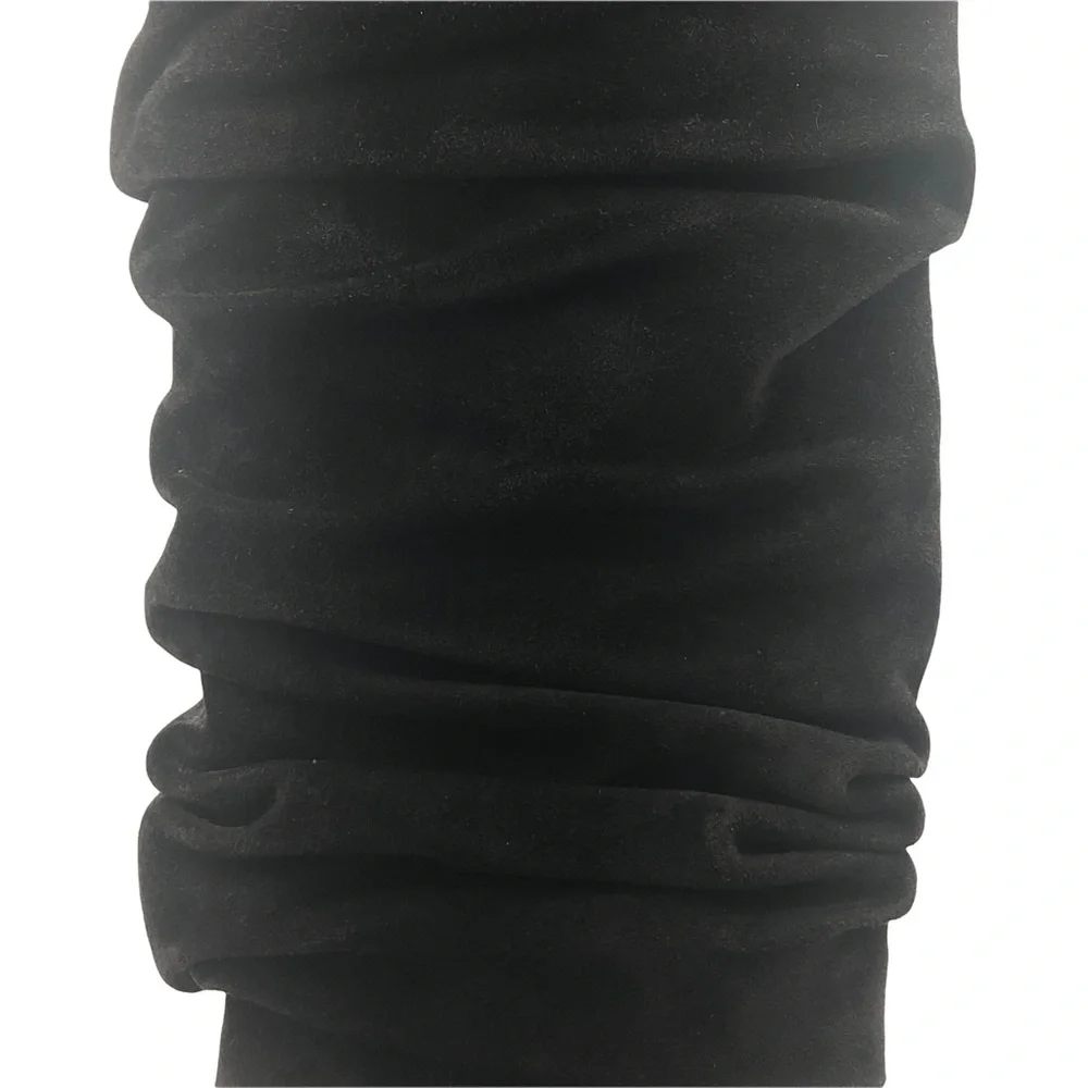 Dior Suede Tall Boots Black Leather US 39 - Picture 5 of 16